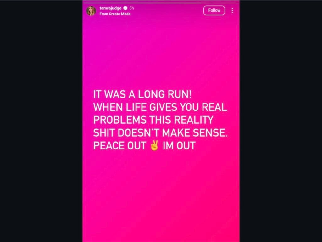 Why Did Tamra Leave RHOC?
